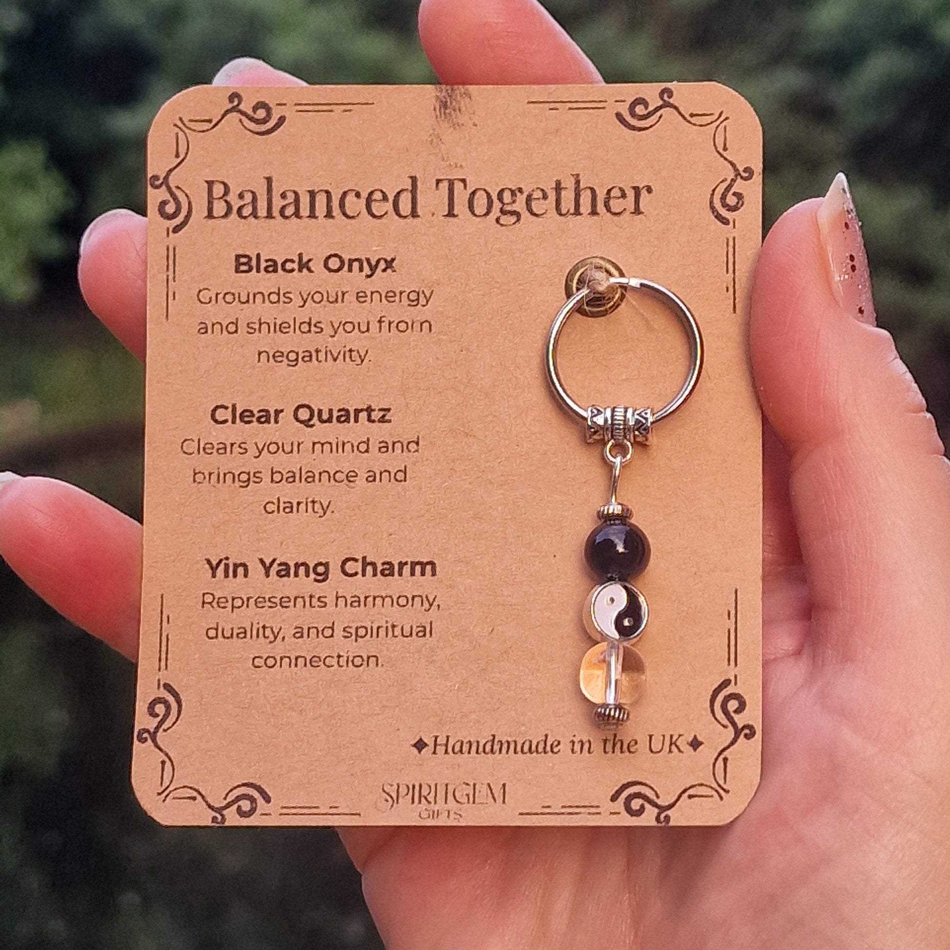 Balanced Together Crystal Keyring – Harmony & Clarity