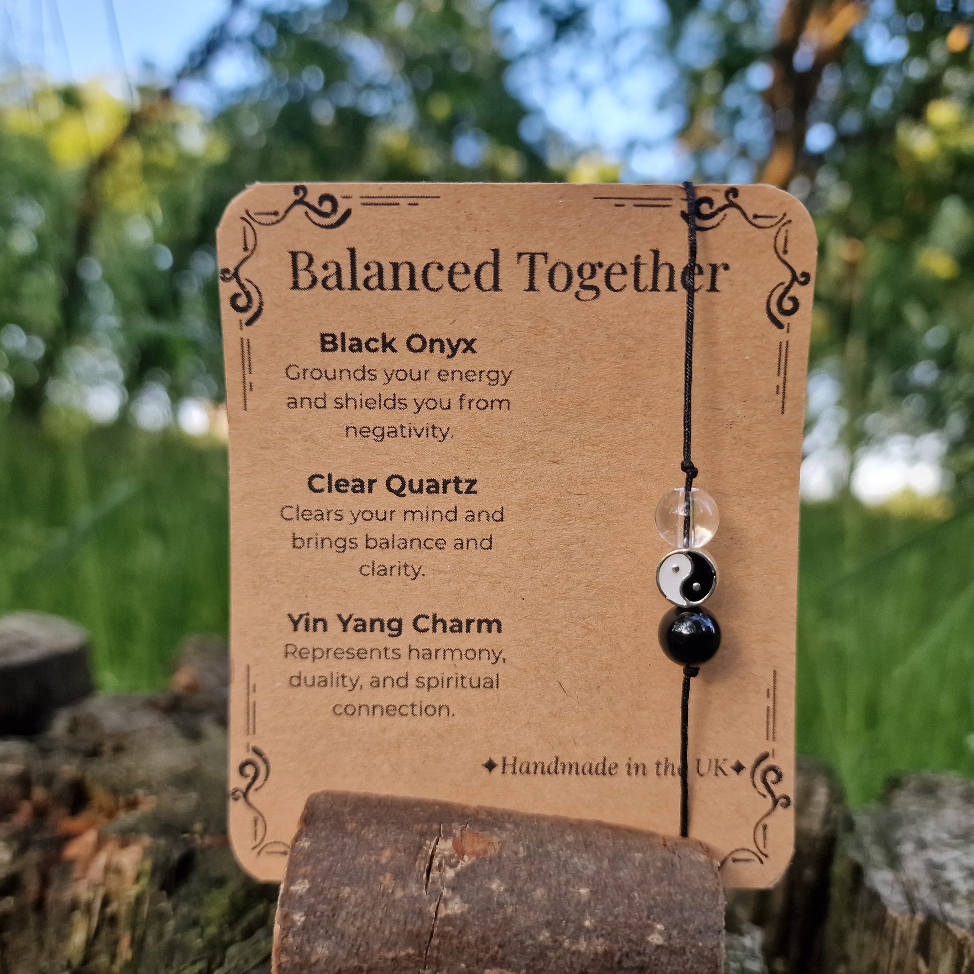 Balanced Together | Yin Yang Crystal Bracelet for Peace and Clarity
