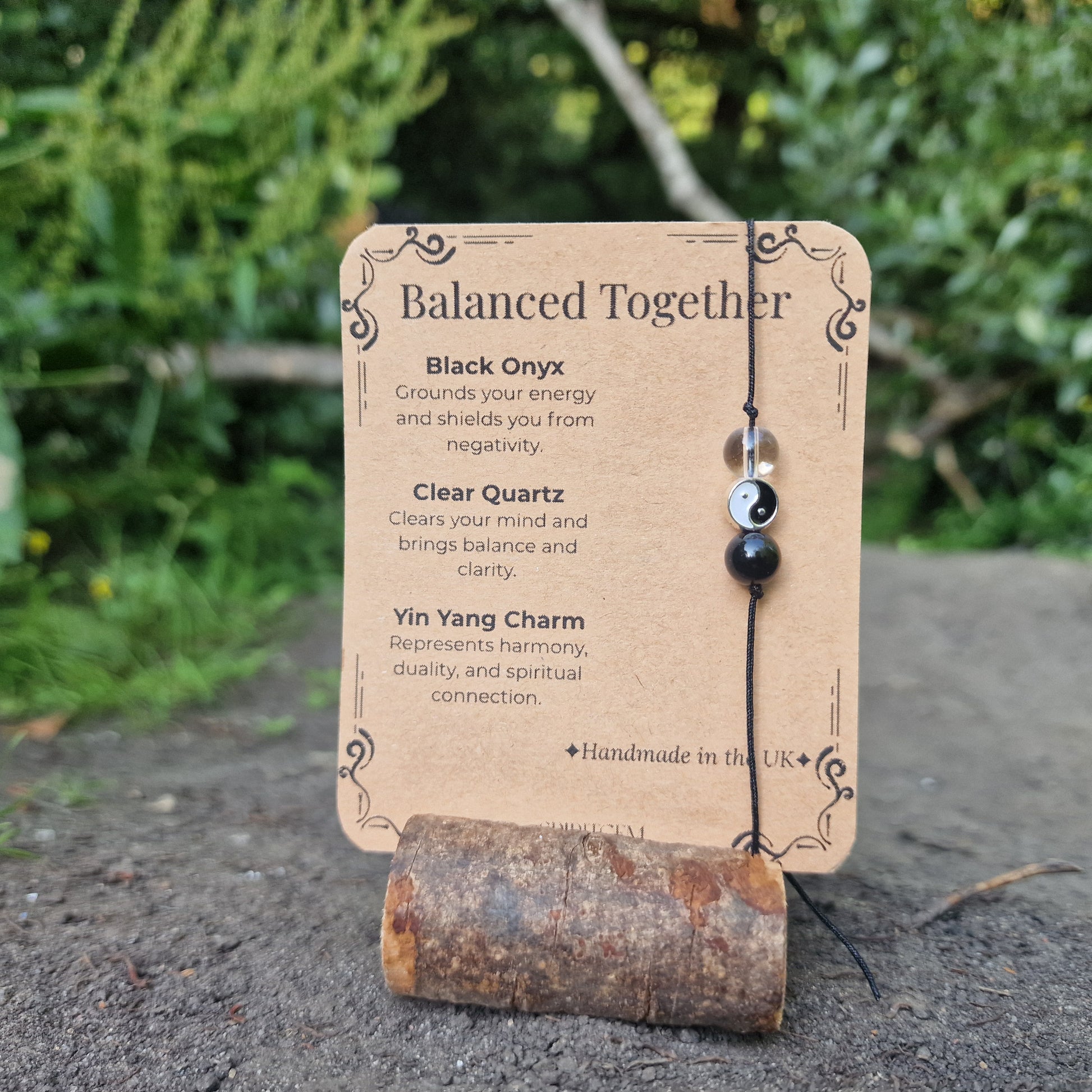 Balanced Together | Yin Yang Crystal Bracelet for Peace and Clarity
