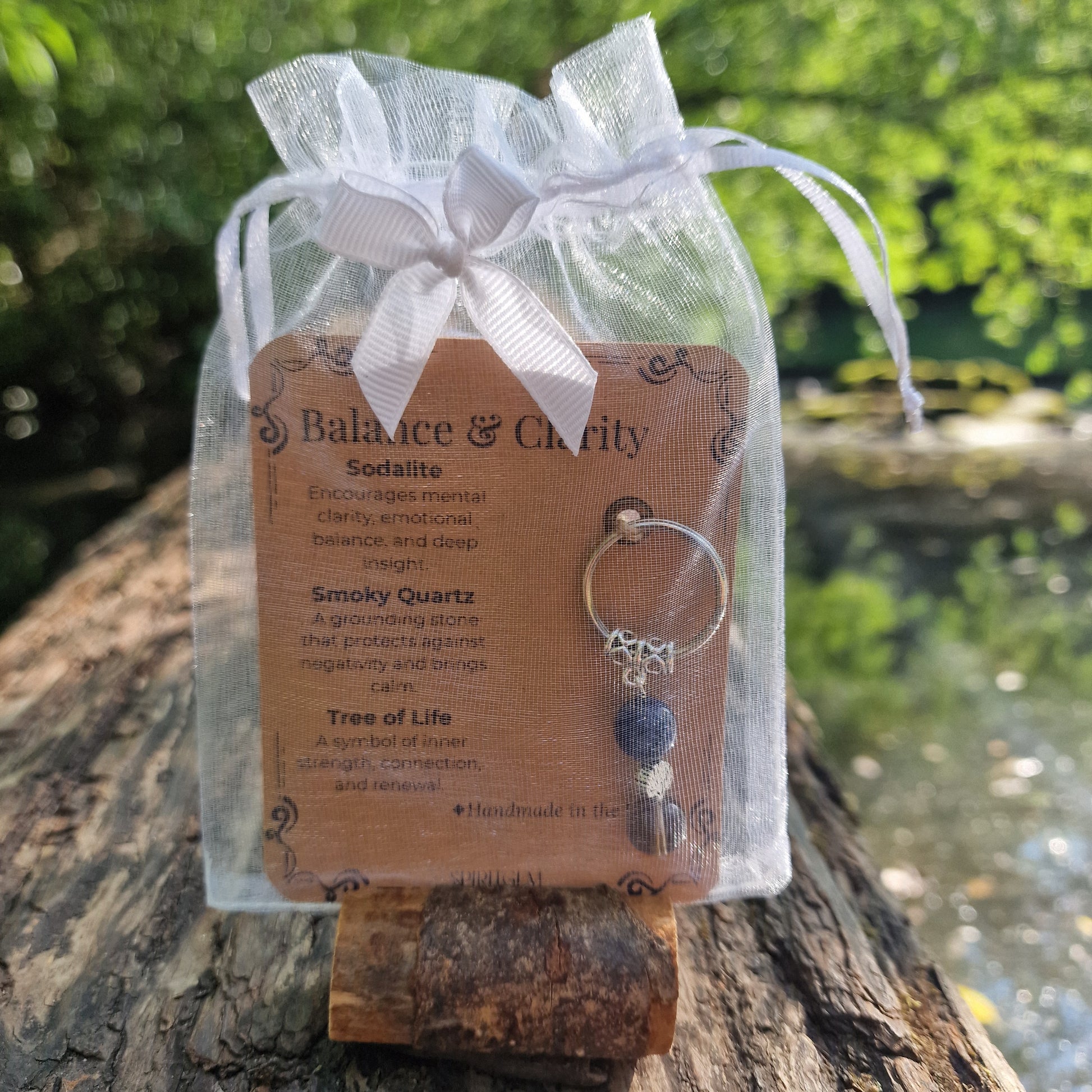 Balance & Clarity Crystal Keyring – Gift Ready