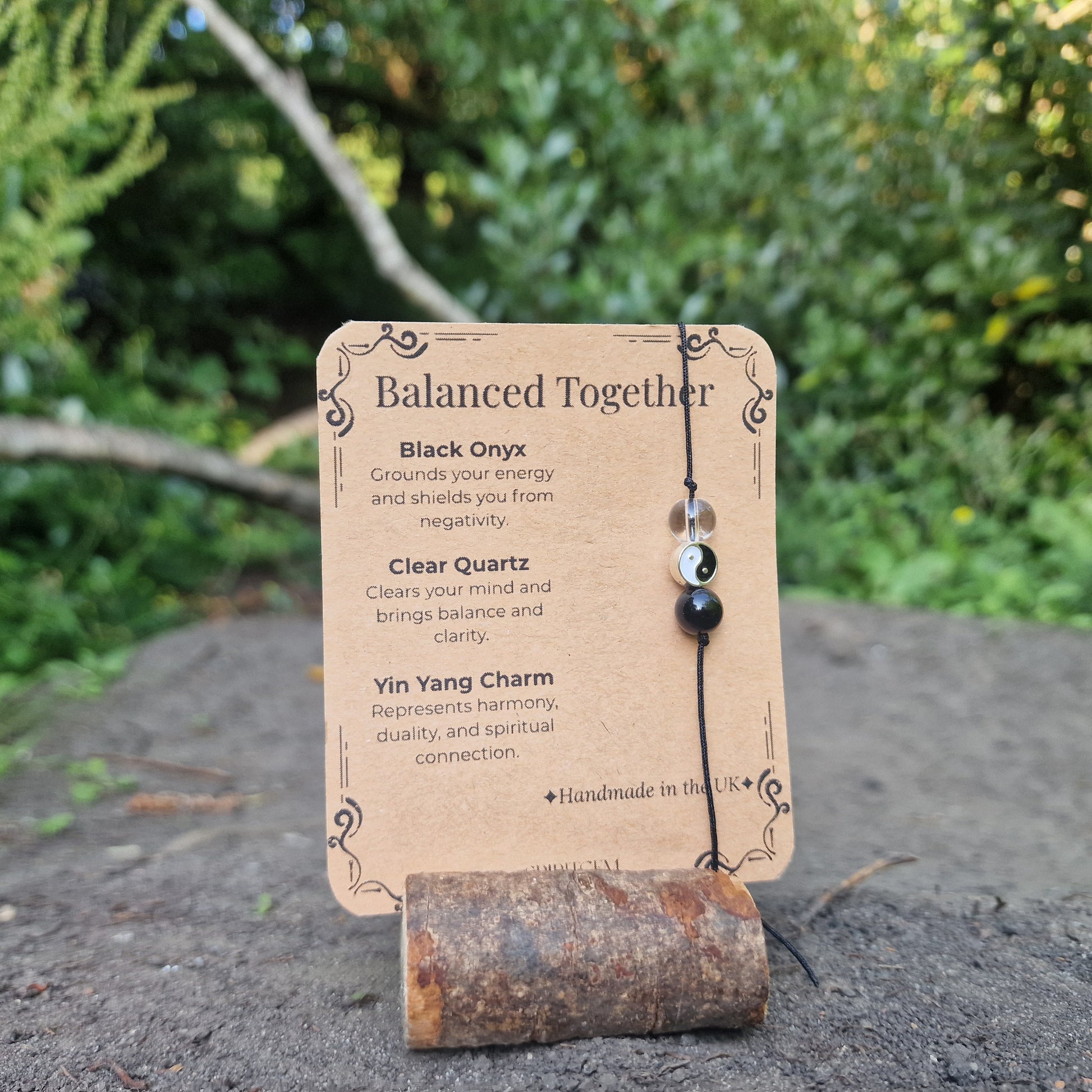 Balanced Together | Yin Yang Crystal Bracelet for Peace and Clarity