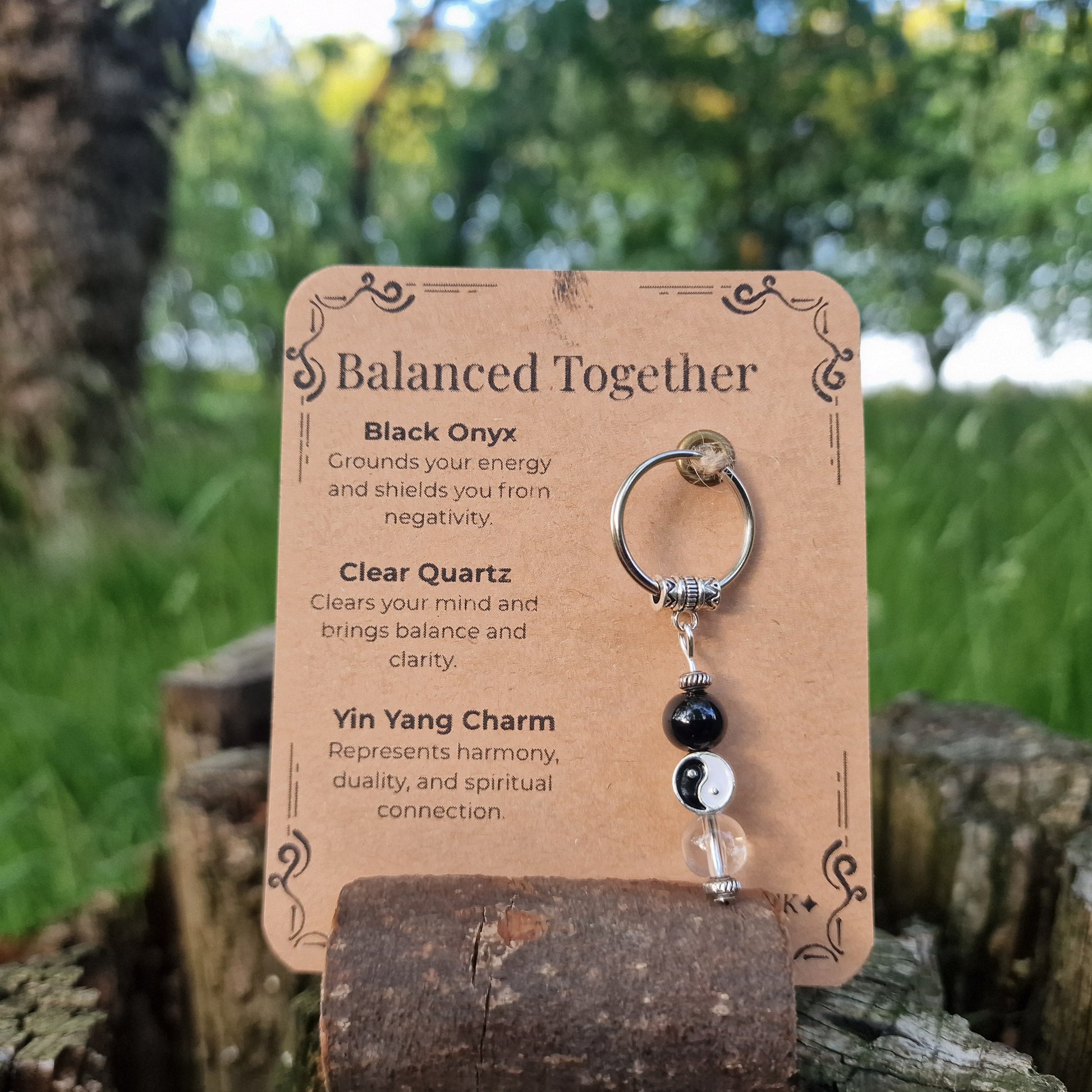 Balanced Together Crystal Keyring – Harmony & Clarity