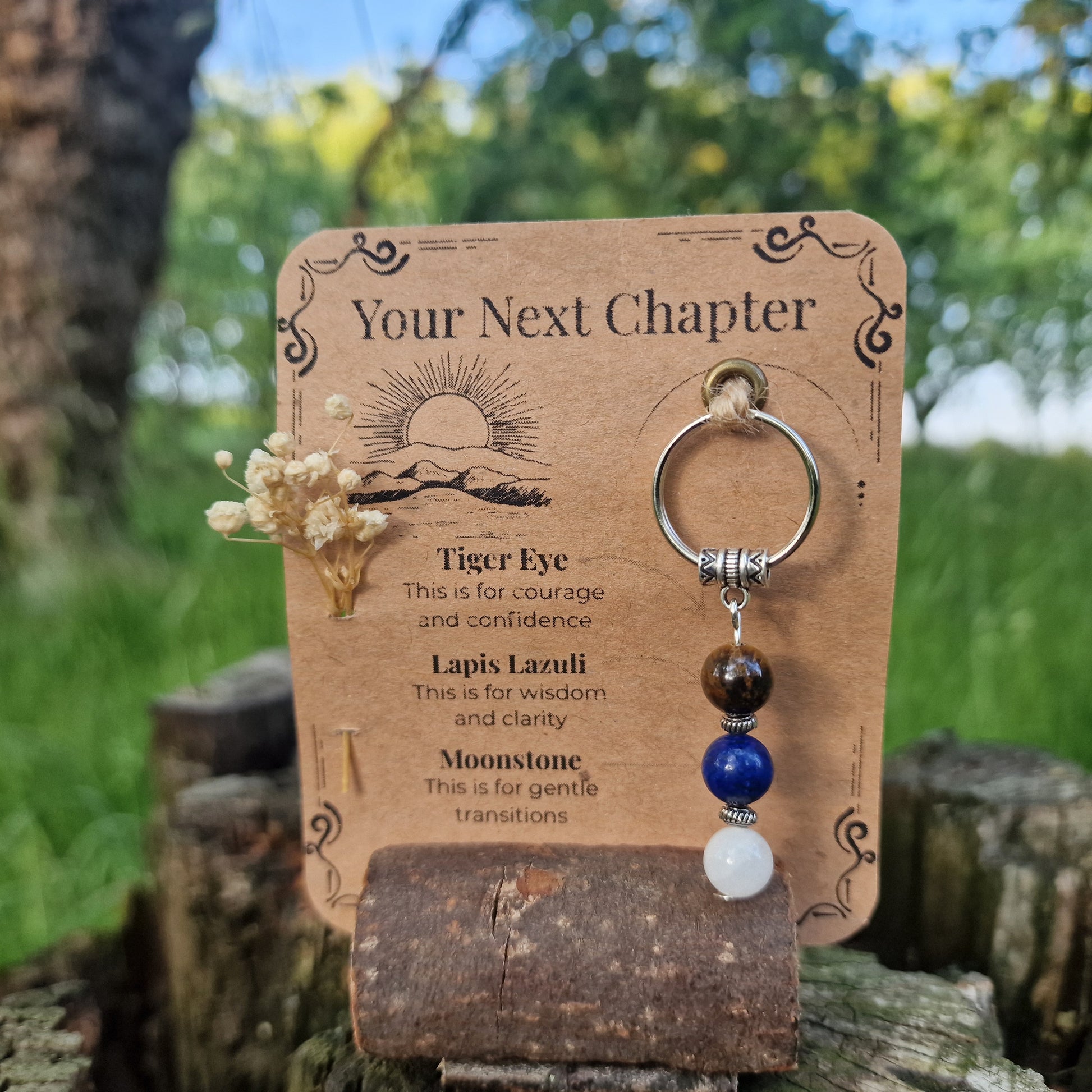 Your Next Chapter Crystal Keyring – Gift Ready