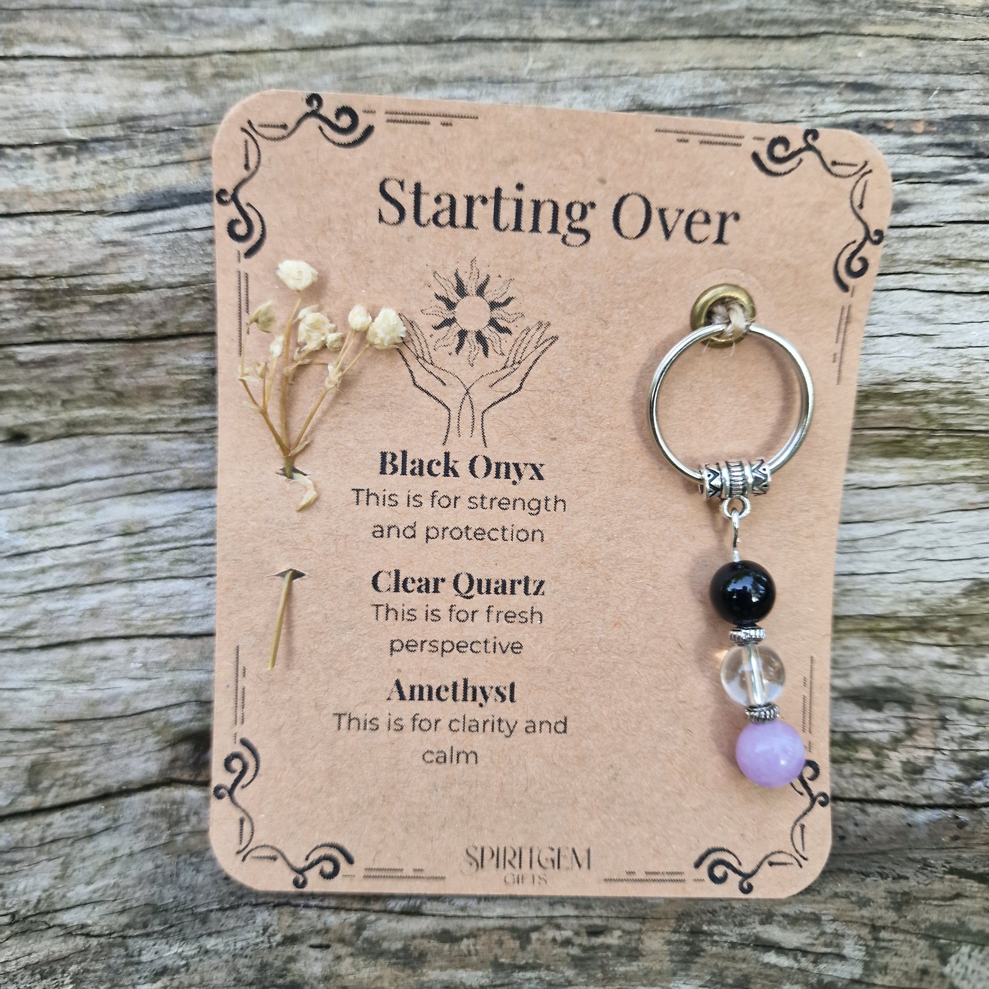 Starting Over Crystal Keyring – Gift Ready