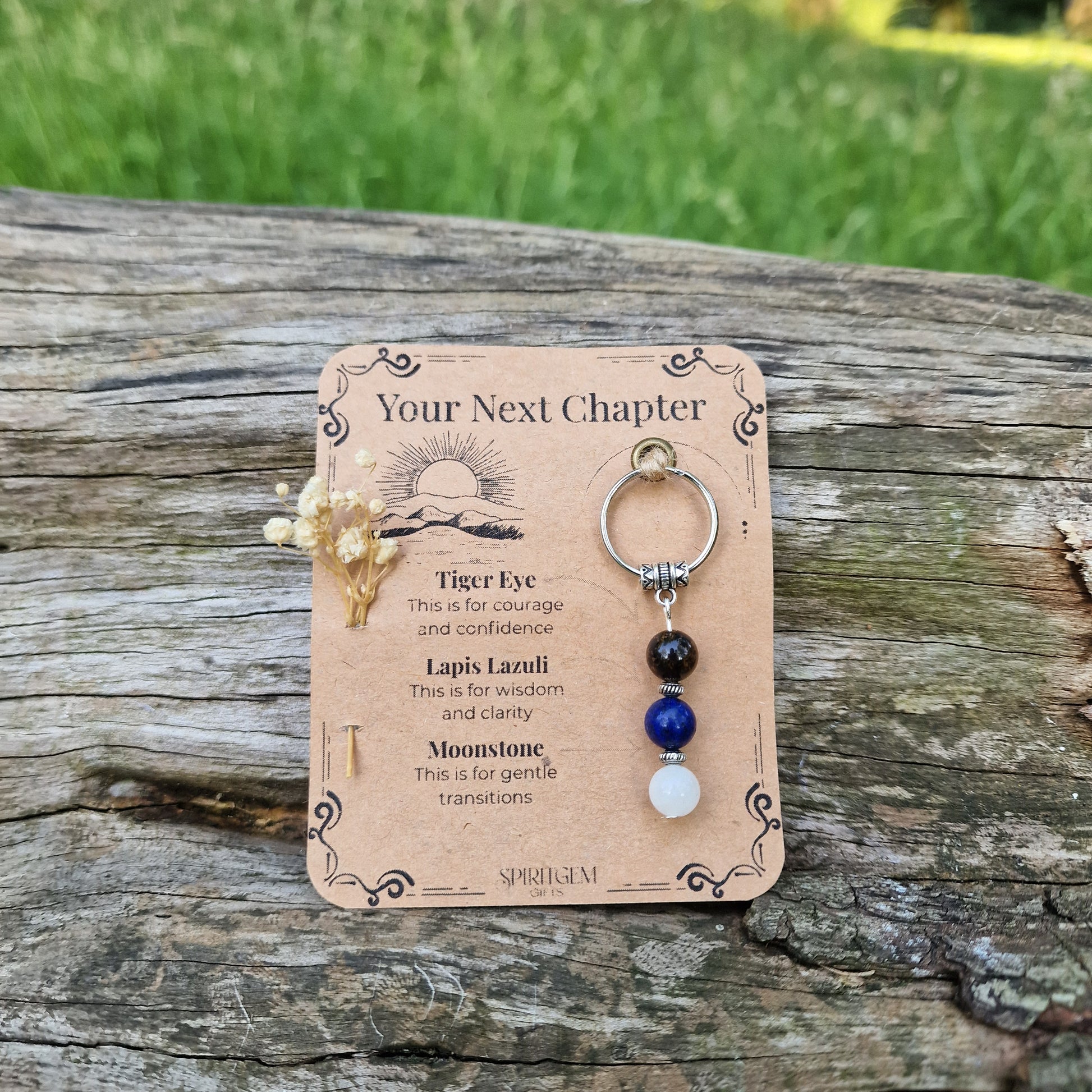 Your Next Chapter Crystal Keyring – Gift Ready