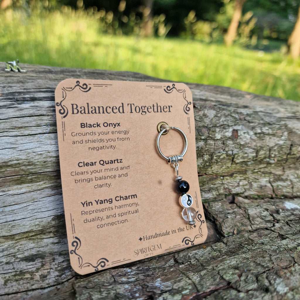 Balanced Together Crystal Keyring – Harmony & Clarity