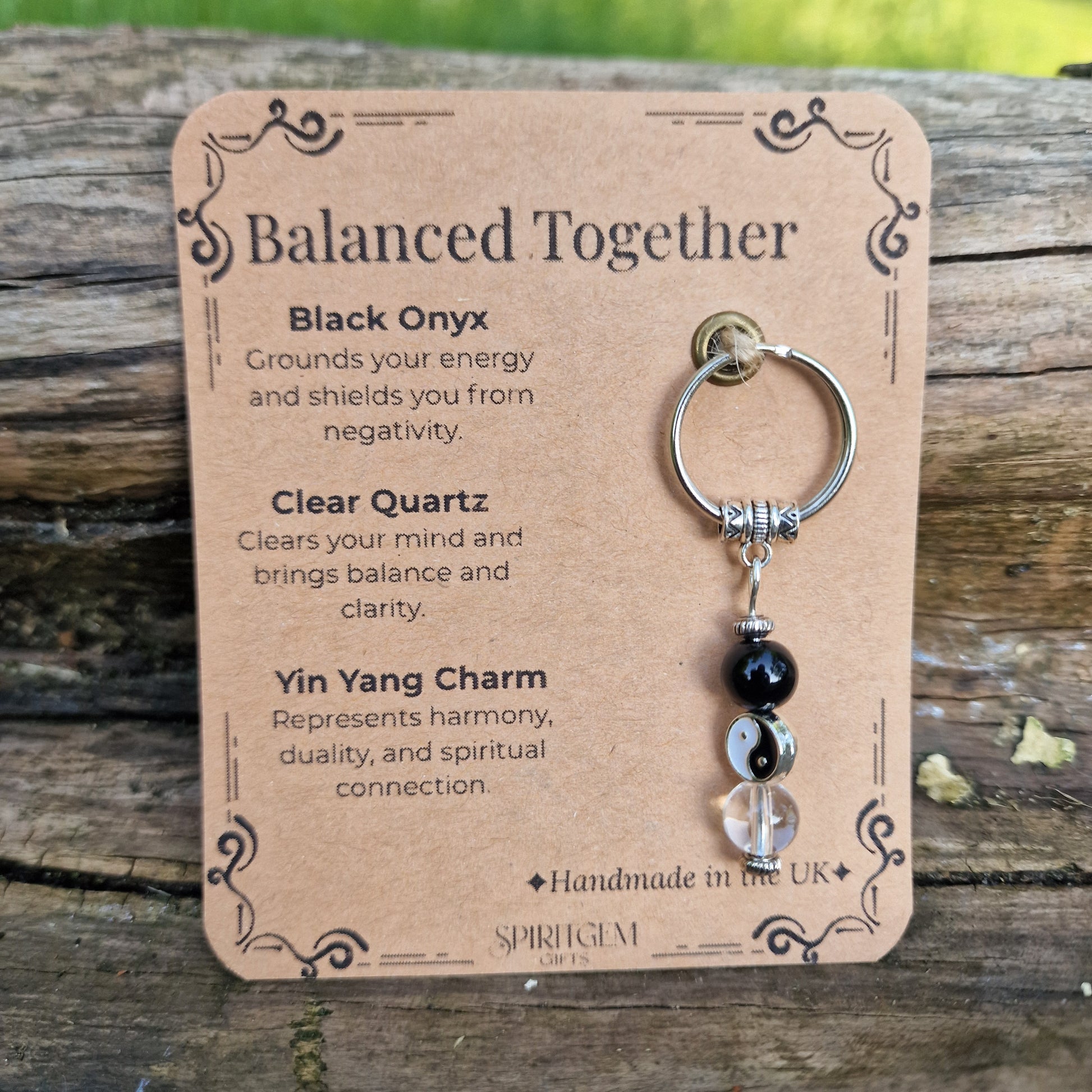 Balanced Together Crystal Keyring – Harmony & Clarity