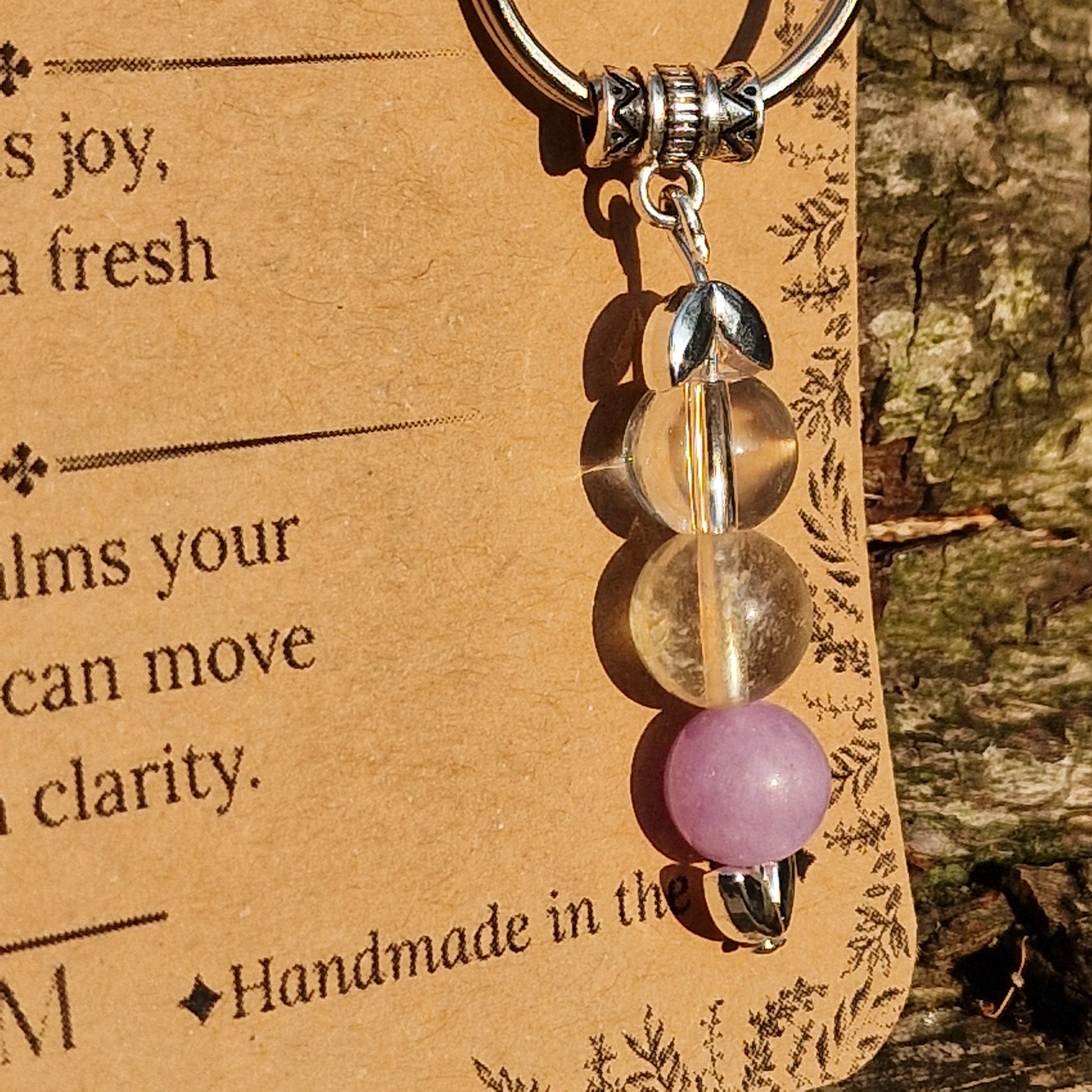 New Beginning Crystal Keyring – Gift Ready
