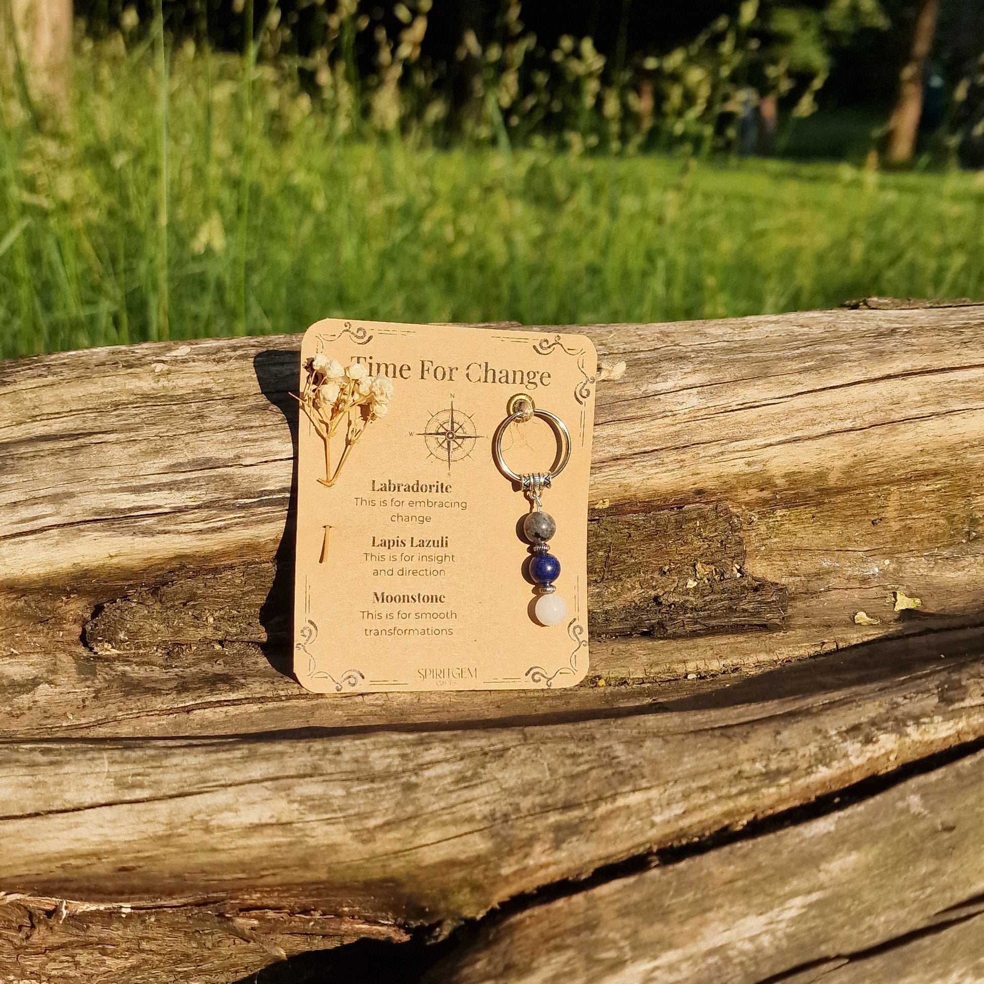 Time For Change Crystal Keyring – Gift Ready
