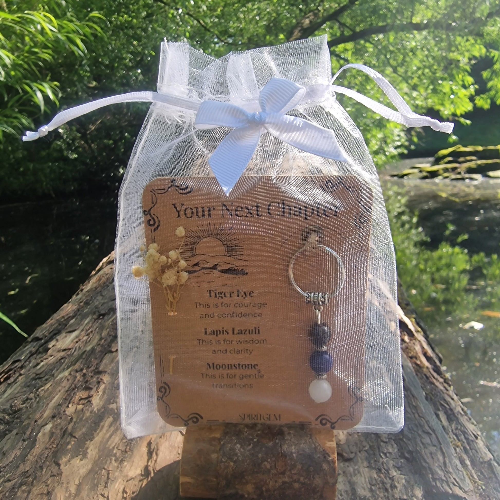 Your Next Chapter Crystal Keyring – Gift Ready